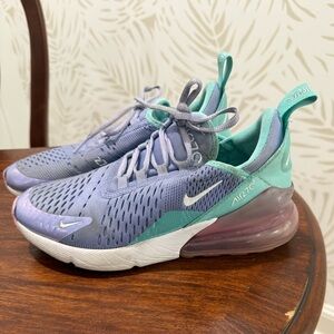 Nike Teal and Lavender Sneakers